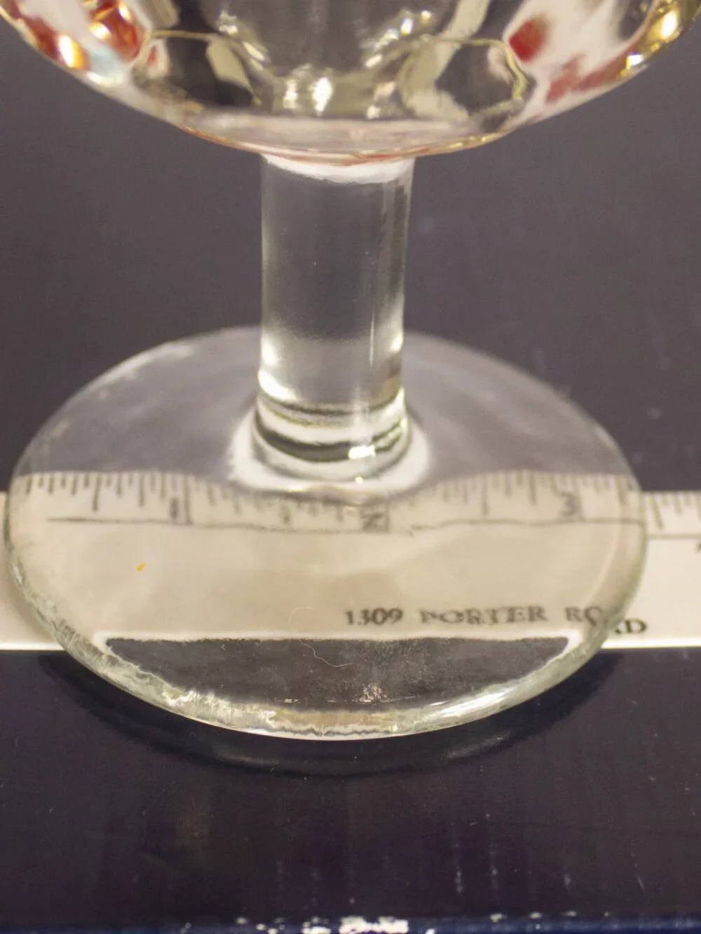 Vintage Lone Star Beer Thumbprint Goblet-8 Ounce Stem Goblet